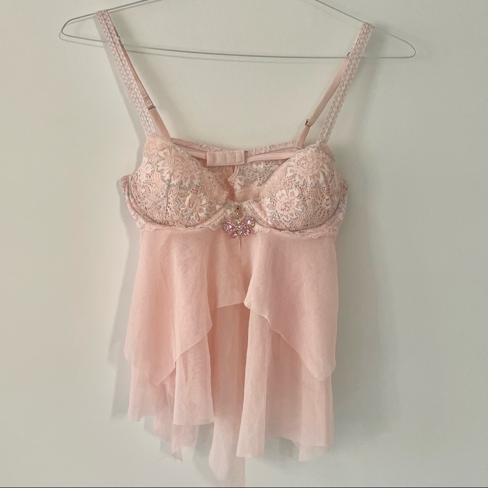 Victoria’s Secret y2k 2000s butterfly style camisole